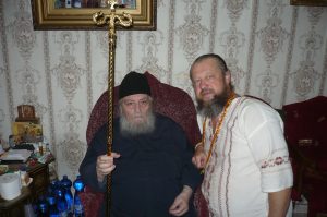 с Патриархом-исповедником в его резиденции в Иерусалиме зима 2018 года